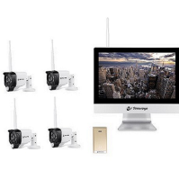 4 Channel Wireless Kit with Monitor S-4MWK - Image 1