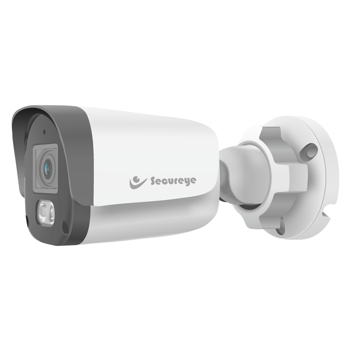 4MP IP, Bullet Camera, 50M IR, White Light, PoE, Audio, 4mm, SP-C4QN-I5W, Color Master Series - Secureye