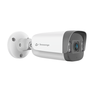 4MP IP, Bullet Camera, Fixed Bullet PoE, Audio, Metal Housing, Human/Vehicle Classiﬁcation, 4mm, SP-C4UV, Color Master Series - Secureye